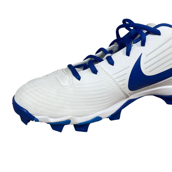 ⚡️SOLD⚡️Nike Softball Cleats Hyperdiamond 3 Keystone Women’s 10.5 Blue White - Picture 14 of 16